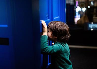 Child exploring