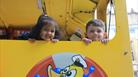 Windsor Duck Tours: two children poking their heads over the Windsor Duck