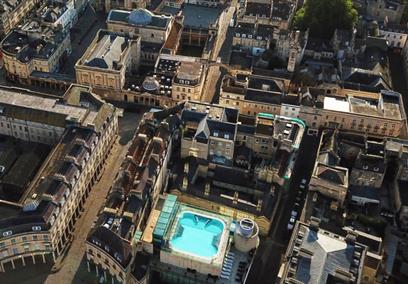 Therrmae Bath Spa from above