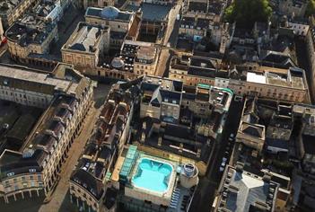 Therrmae Bath Spa from above