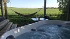 Hot tub and hammock