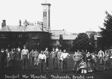 Beaufort and the men in blue at Glenside Hospital