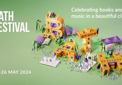 A publicity poster for The Bath Festival 2024