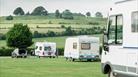 Green fields at Salisbury Camping and Caravanning Club Site