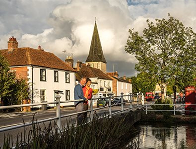 The town of Stockbridge