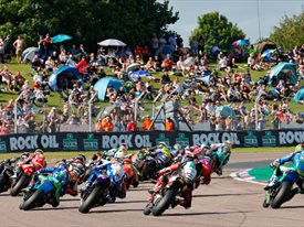 British Superbikes at Thruxton Race Circuit