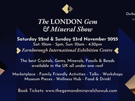 The London Gem & Mineral Show Poster