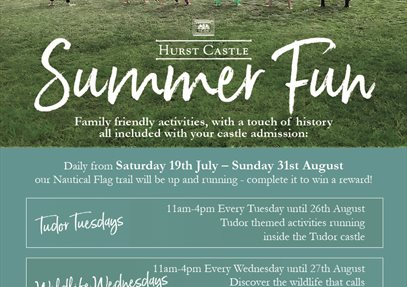 Summer Fun at Hurst Castle