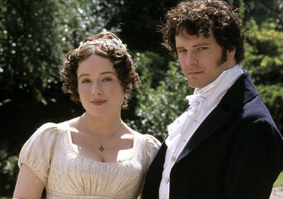 1995 BBC adaptation of Pride and Prejudice, starring Jennifer Ehle and Colin Firth.