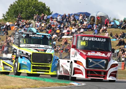 British Truck Racing at Thruxton Circuit