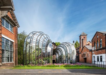 Exterior of Bombay Sapphire Distillery