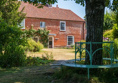 The garden at Jane Austen's House.