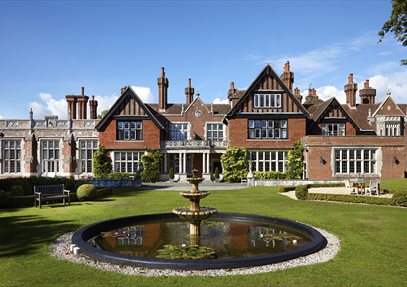 The exterior of Macdonald Elmers Court Hotel & Resort