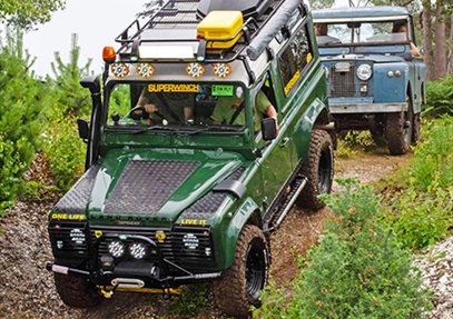 Simply Land Rover at Beaulieu