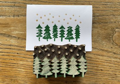 Christmas Block Printing Workshop