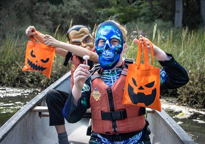 Canoe Halloween Treasure Hunt with New Forest Activities