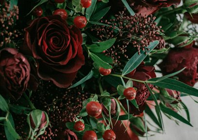 Christmas Floral Centrepiece workshop and Festive Dinner at The White Hart, Lymington