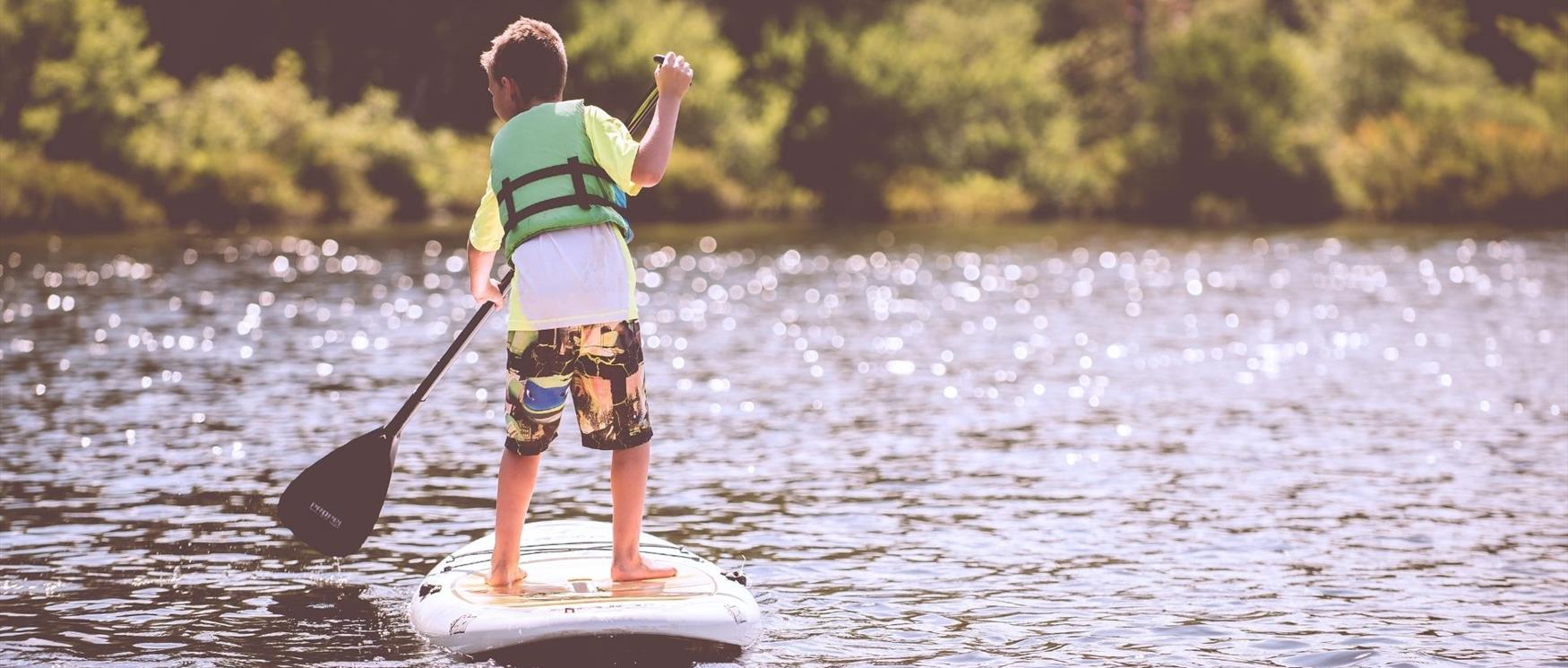 Stand-up paddle boarding in Hampshire