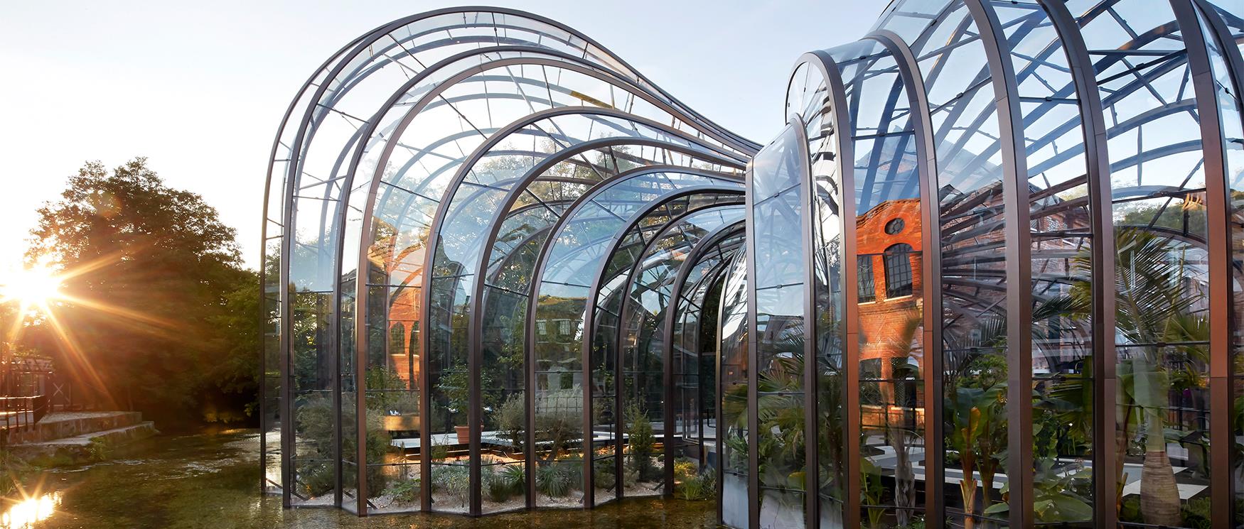 Bombay Sapphire Distillery's Glass Houses