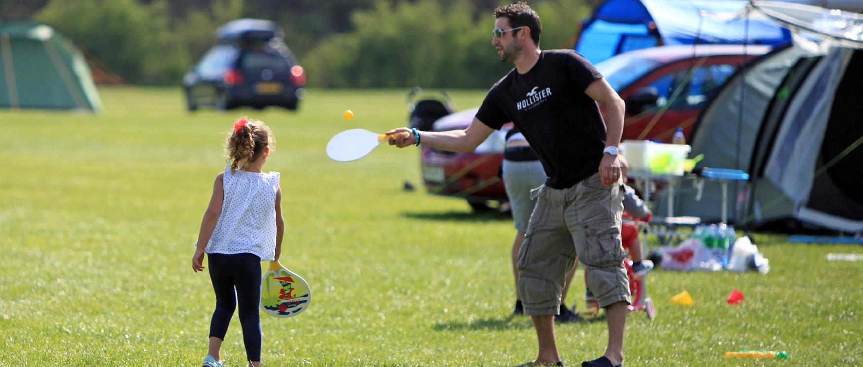 Family Camping in Hampshire