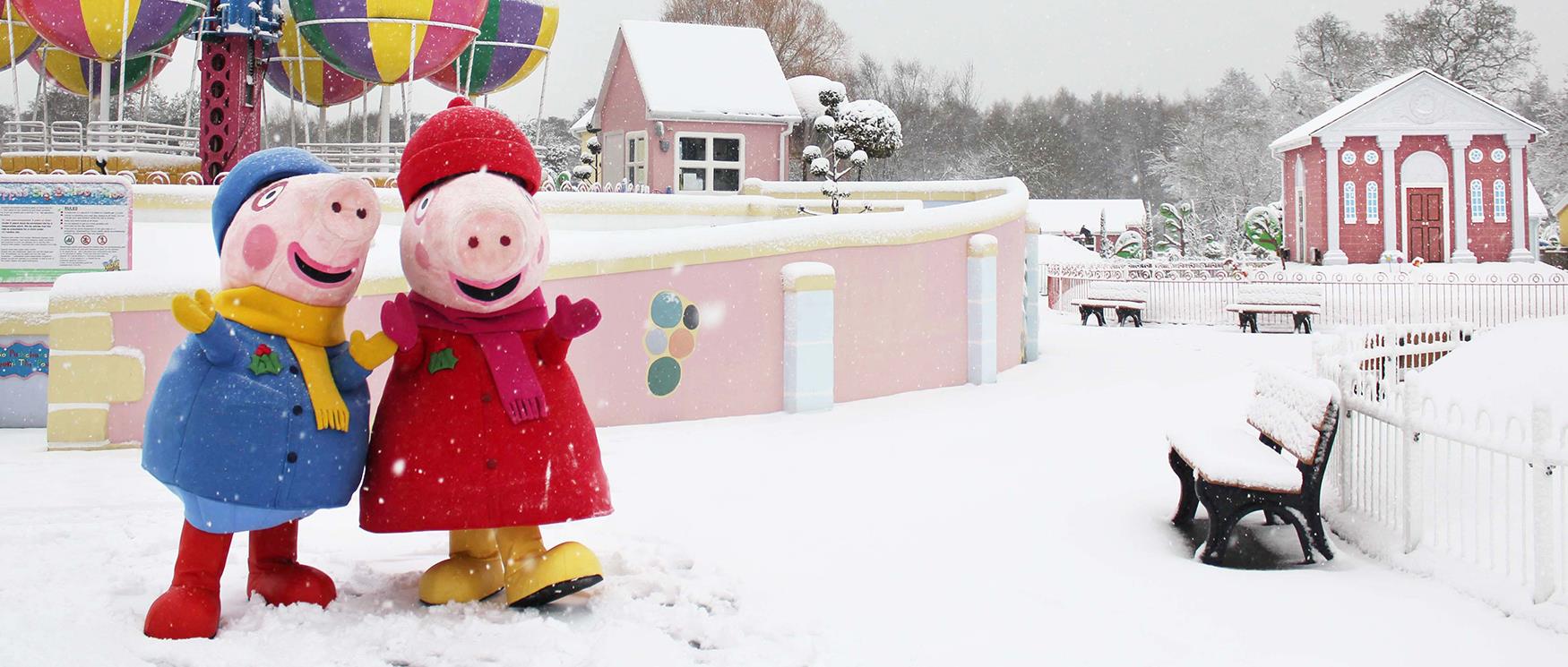 Christmas at Peppa Pig World in Paultons Park