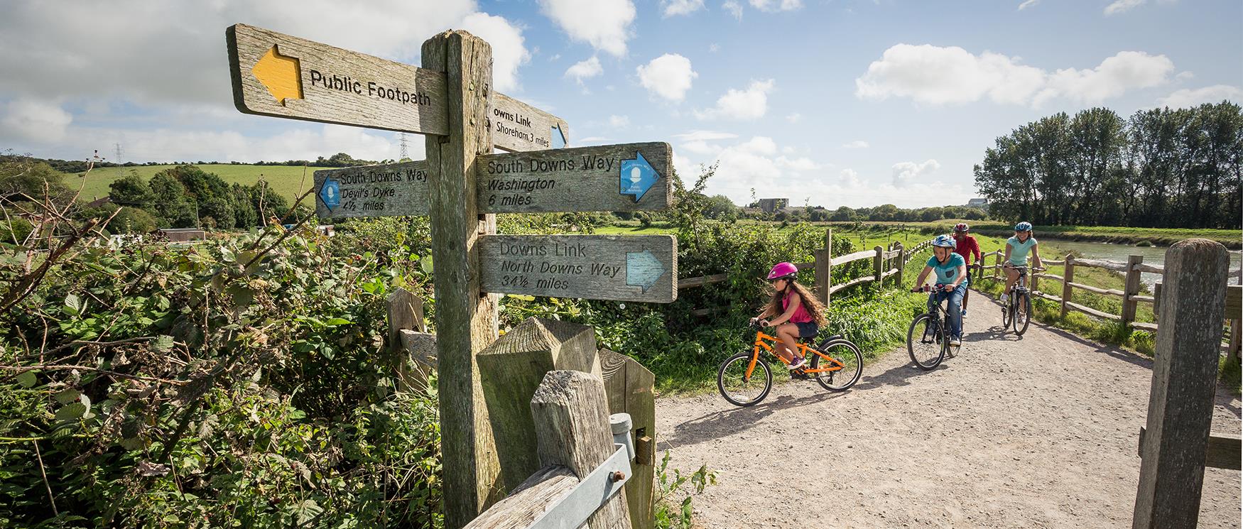 Family Friendly Cycle Routes in Hampshire