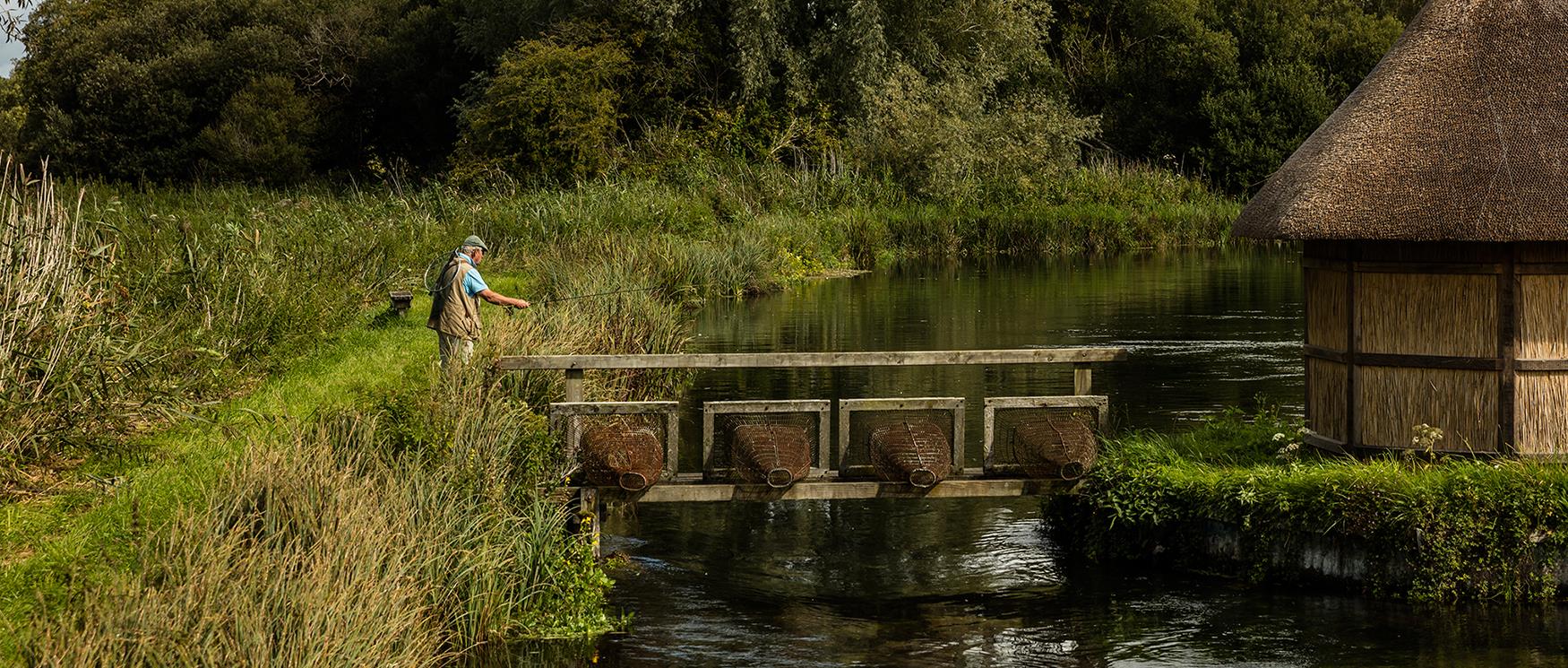 Fishing on the River Test