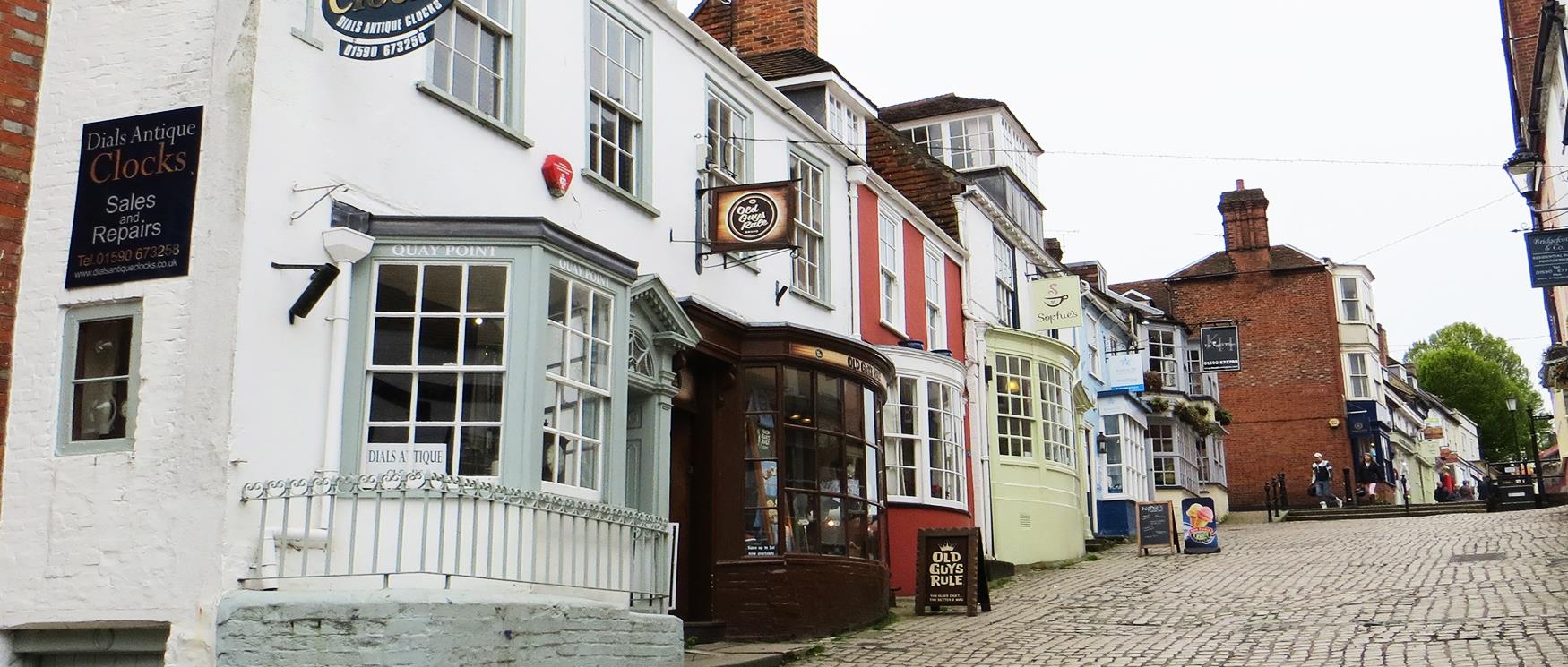 The Coastal Town of Lymington in the New Forest