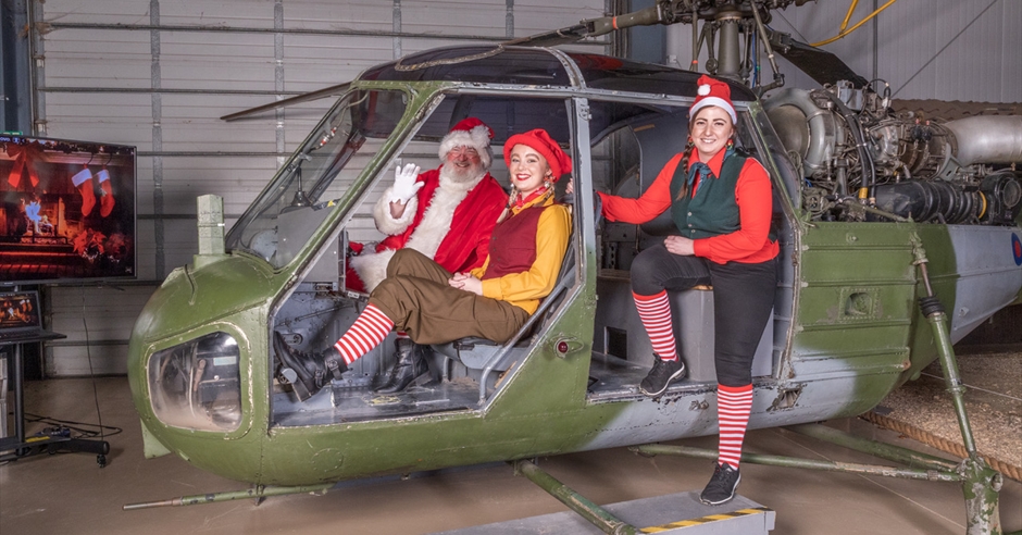 Santa's Flying Visit at Army Flying Museum - Visit Hampshire