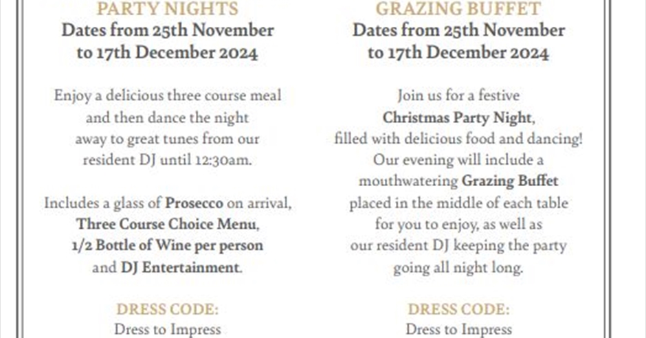 Christmas Boogie & Buffet Night at Meon Valley Hotel, Golf & Country ...