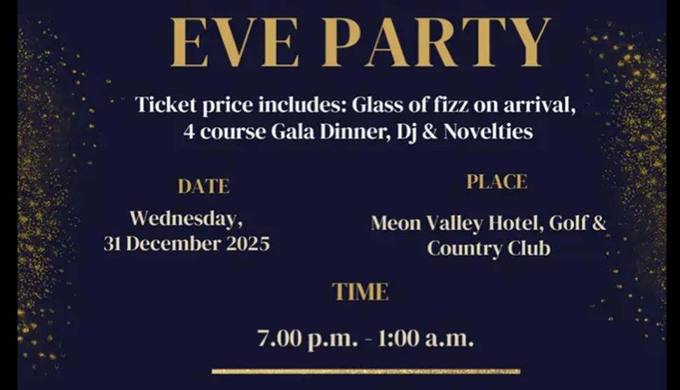 New Year's Eve Party at Meon Valley Hotel, Golf & Country Club