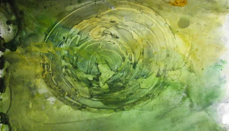 Pond: Mere, Rune and Flint at Gilbert White's House