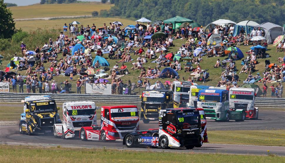 British Truck Racing at Thruxton Circuit