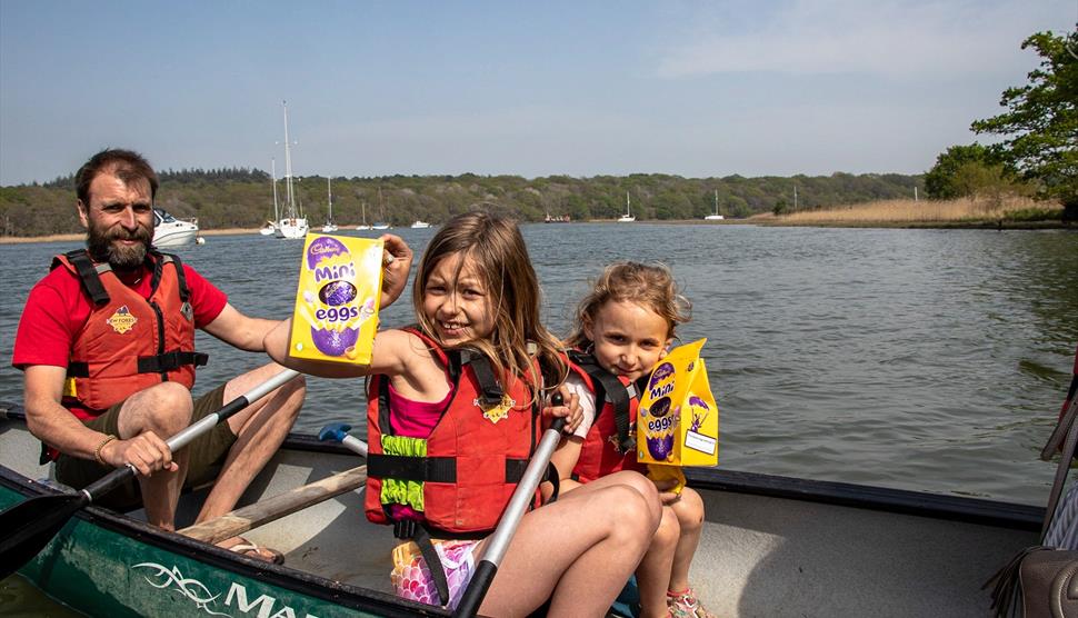 Canoe Easter Egg Hunt with New Forest Activities