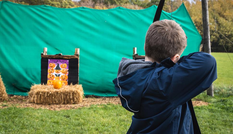 Halloween Archery Pumpkin Shooting with New Forest Activities
