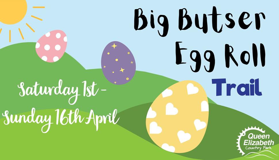 The Big Butser Egg Roll - Easter Trail at Queen Elizabeth Country Park