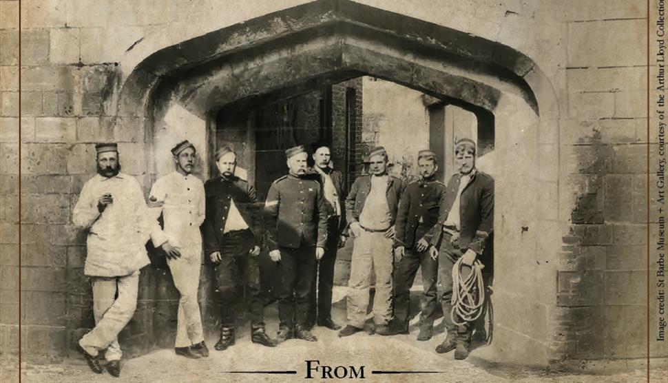 Then & Now Trail at Hurst Castle