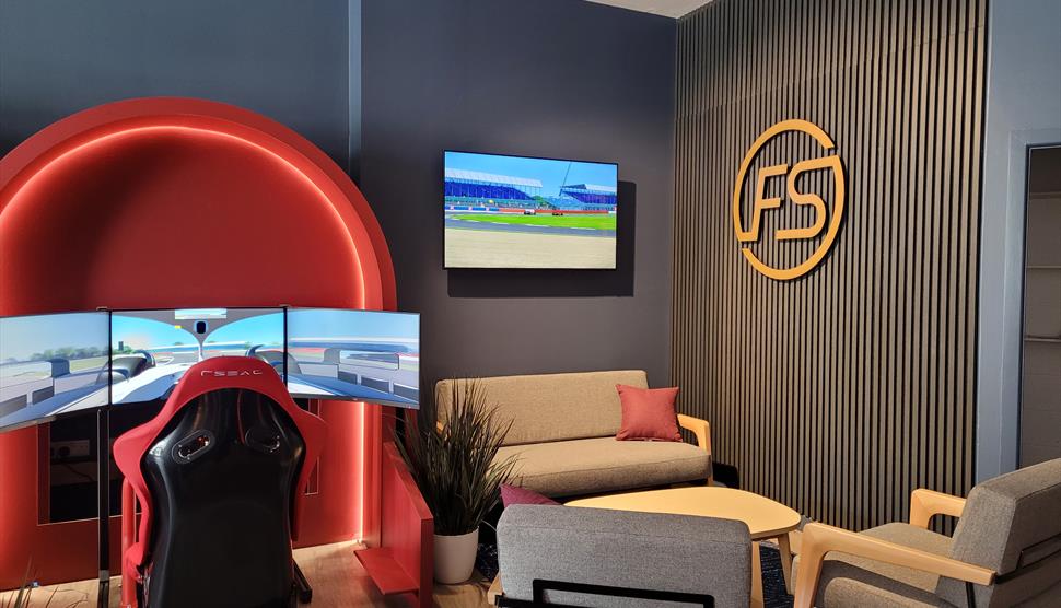 Full Send Racing Lounge