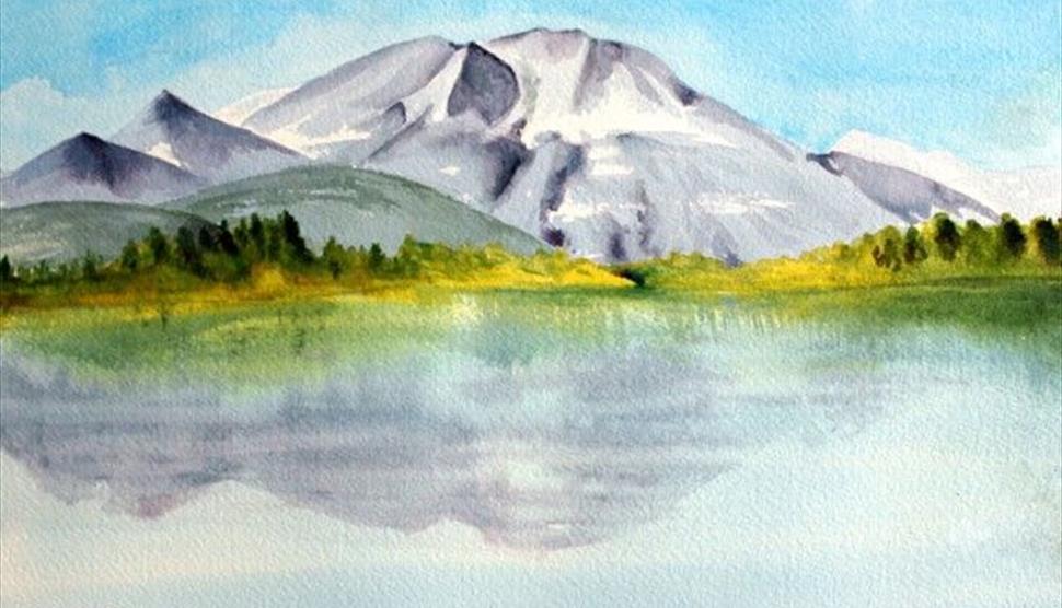 Water and Reflections in Watercolour at Sir Harold Hillier Gardens
