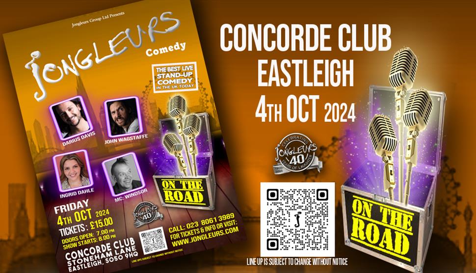 Jongleurs @ConcordClub Eastleigh