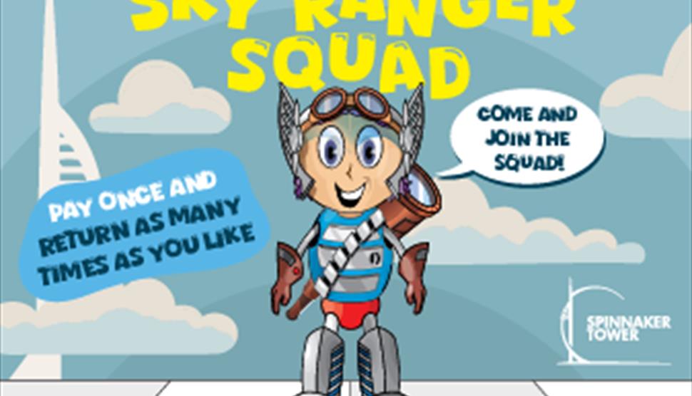 Summer Sky Ranger Squad at Spinnaker Tower