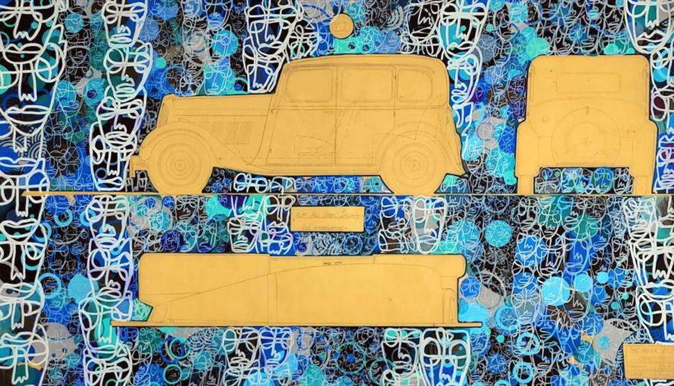 Transmission - contemporary artwork by Alan Reullier