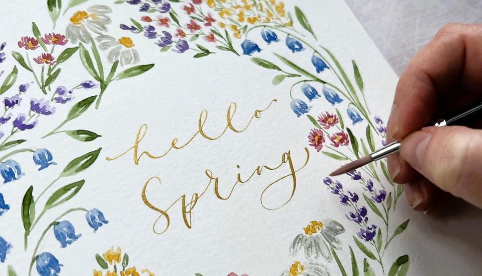 Spring Calligraphy Workshop at Orange Grove Hotel & Gardens