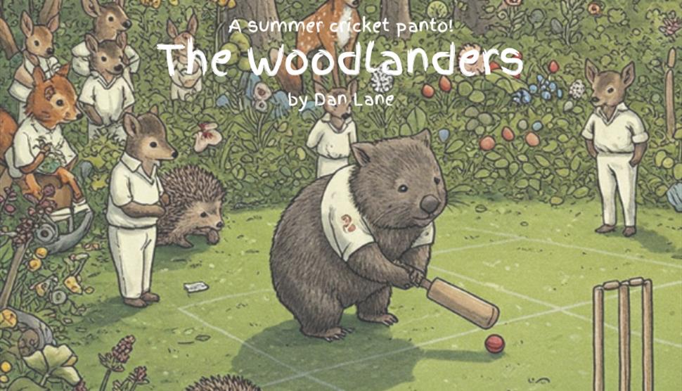 Poster for the play The Woodlanders.