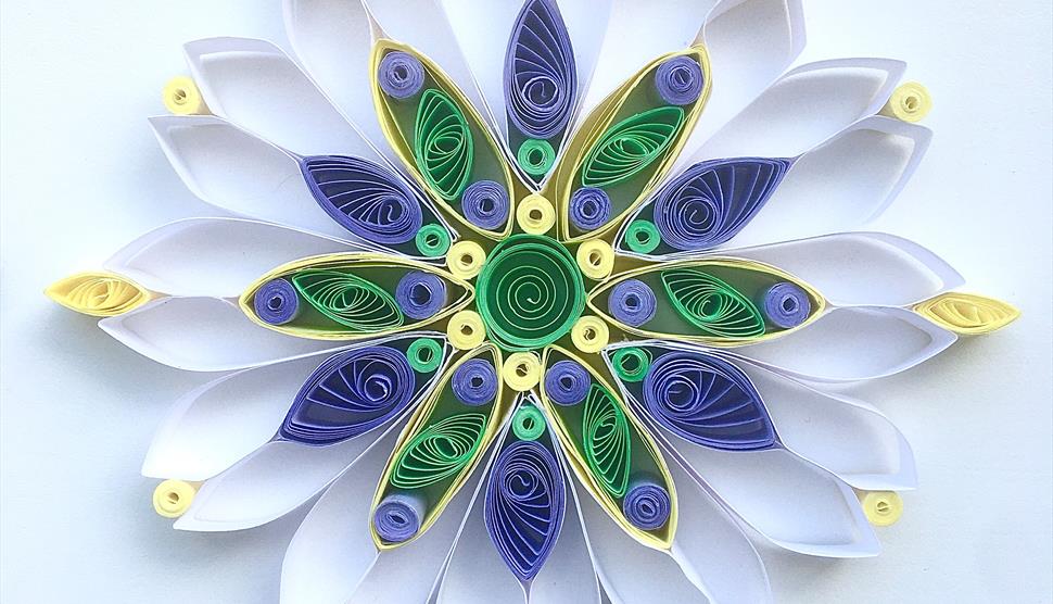 Quilled Mandalas at Sir Harold Hillier Gardens