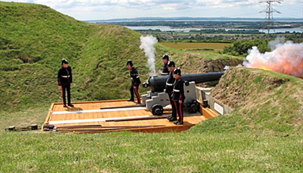 The blast of the Victorian big guns
