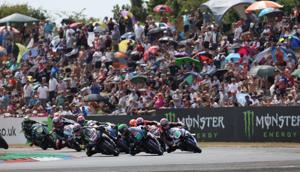 British Superbikes at Thruxton Race Circuit