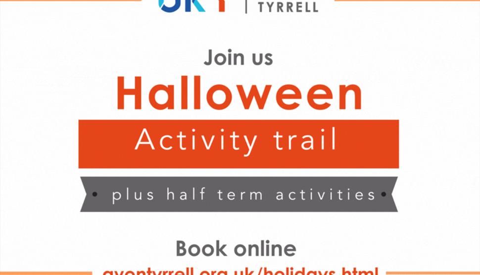 Half term activities and Halloween Activity Trail with ghosts and ghouls
