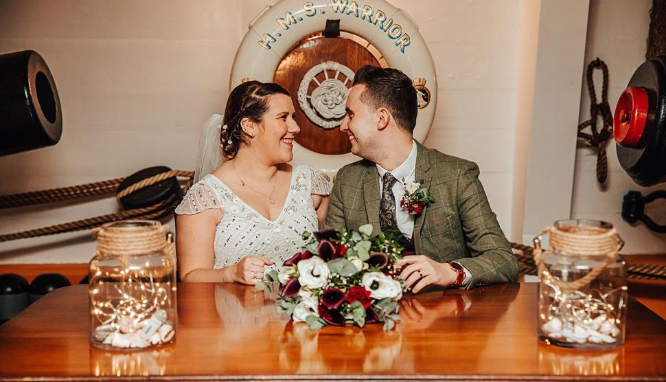 HMS Warrior Wedding Fair at Portsmouth Historic Dockyard