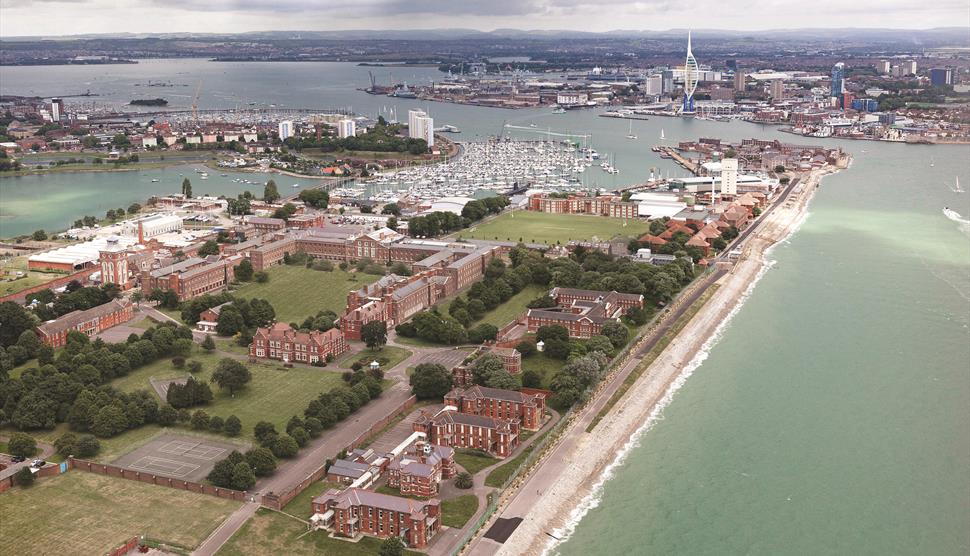 Aerial view of Royal Haslar